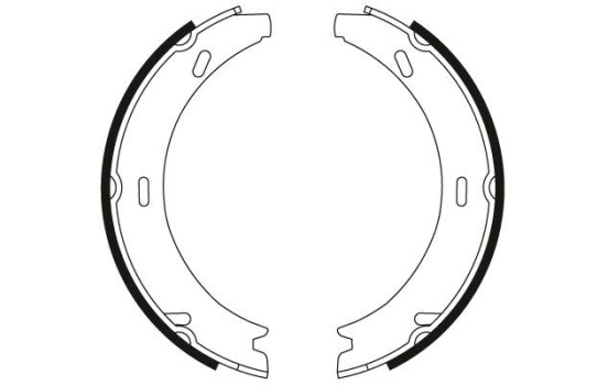 Brake Shoe Kit, parking brake GS8595 TRW, Image 2