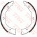 Brake Shoe Kit, parking brake GS8656 TRW