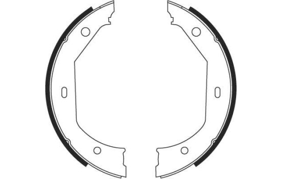 Brake Shoe Kit, parking brake GS8656 TRW, Image 2