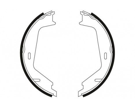 Brake Shoe Kit, parking brake GS8674 TRW, Image 2