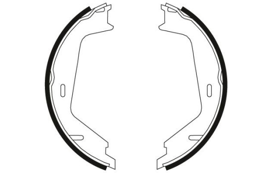 Brake Shoe Kit, parking brake GS8674 TRW, Image 2