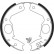 Brake Shoe Kit, parking brake GS8695 TRW, Thumbnail 2