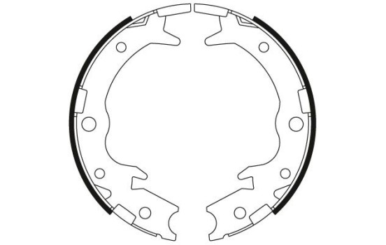 Brake Shoe Kit, parking brake GS8697 TRW, Image 3