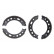 Brake Shoe Kit, parking brake GS8706 TRW