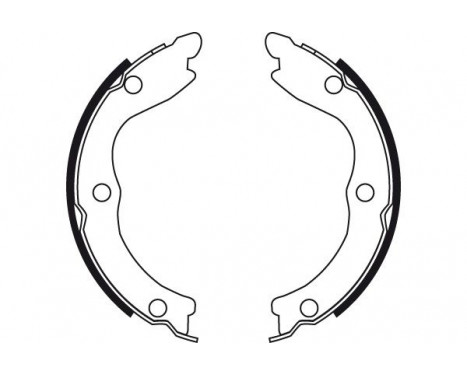 Brake Shoe Kit, parking brake GS8710 TRW, Image 2