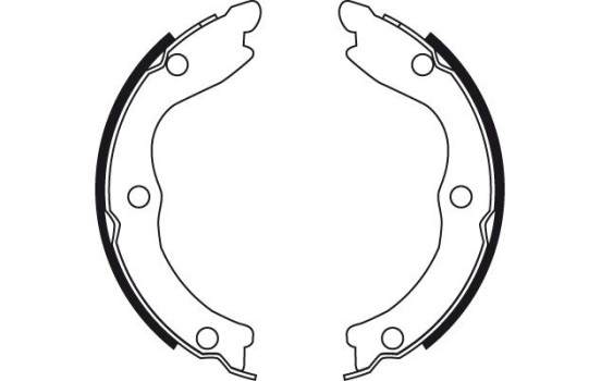 Brake Shoe Kit, parking brake GS8710 TRW, Image 2
