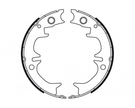 Brake Shoe Kit, parking brake GS8714 TRW, Image 2