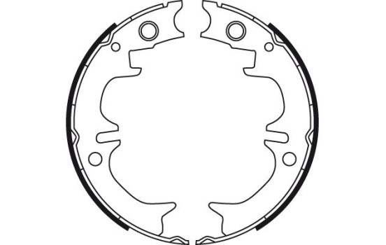 Brake Shoe Kit, parking brake GS8714 TRW, Image 2