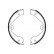 Brake Shoe Kit, parking brake GS8718 TRW, Thumbnail 2