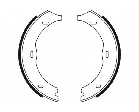 Brake Shoe Kit, parking brake GS8741 TRW, Image 2