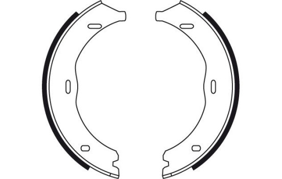Brake Shoe Kit, parking brake GS8741 TRW, Image 2