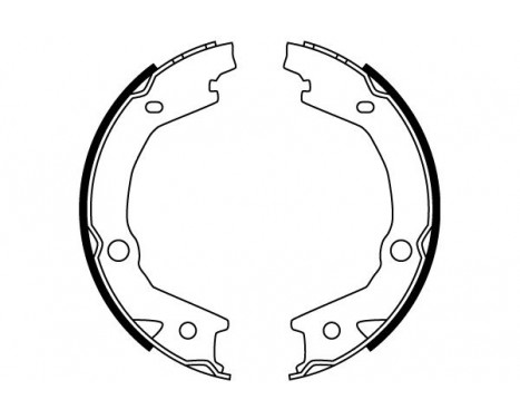 Brake Shoe Kit, parking brake GS8747 TRW, Image 2