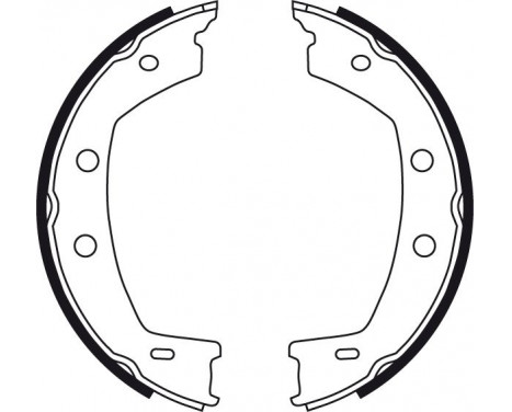 Brake Shoe Kit, parking brake GS8751 TRW, Image 2