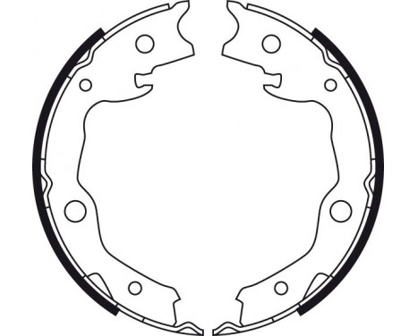 Brake Shoe Kit, parking brake GS8752 TRW, Image 2