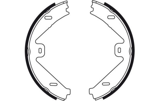 Brake Shoe Kit, parking brake GS8755 TRW, Image 2
