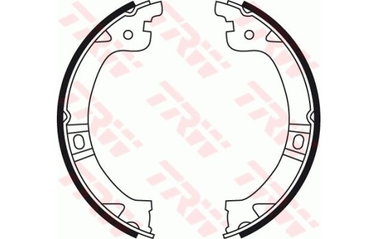 Brake Shoe Kit, parking brake GS8759 TRW