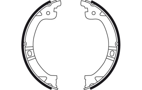 Brake Shoe Kit, parking brake GS8759 TRW, Image 2