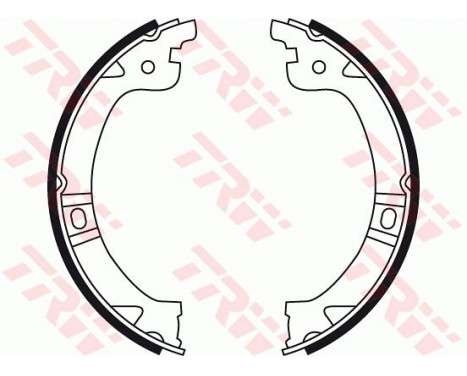 Brake Shoe Kit, parking brake GS8759 TRW, Image 3