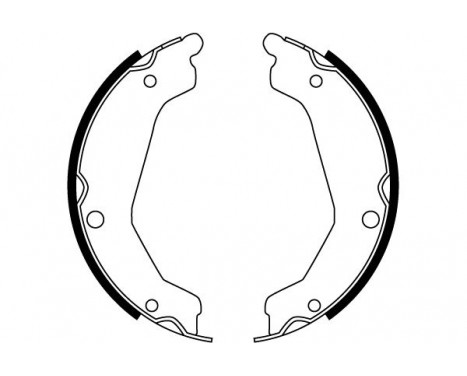 Brake Shoe Kit, parking brake GS8763 TRW, Image 2