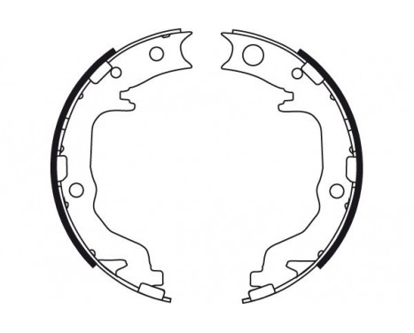 Brake Shoe Kit, parking brake GS8783 TRW, Image 2