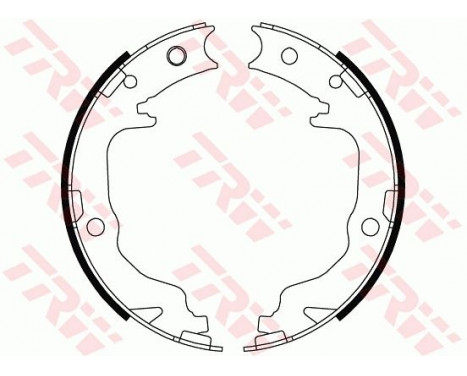 Brake Shoe Kit, parking brake GS8804 TRW