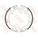 Brake Shoe Kit, parking brake GS8804 TRW