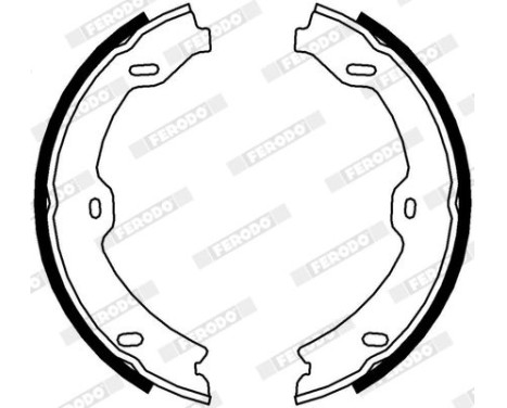 Brake Shoe Kit, parking brake PREMIER FSB4002 Ferodo, Image 3