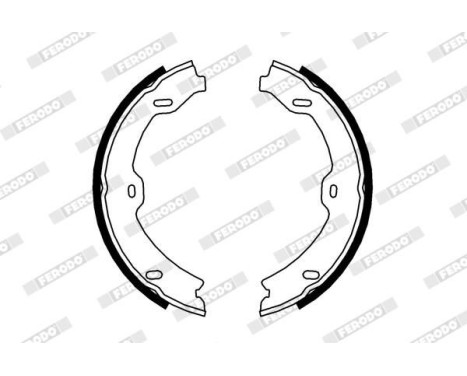 Brake Shoe Kit, parking brake PREMIER FSB4002 Ferodo