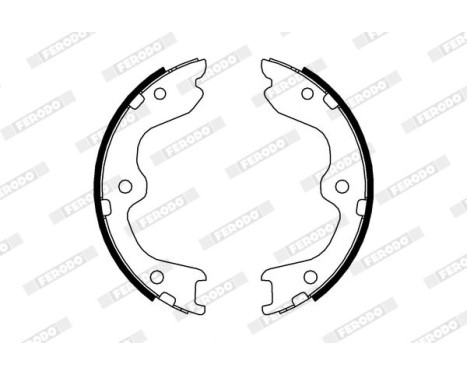 Brake Shoe Kit, parking brake PREMIER FSB4005 Ferodo, Image 2