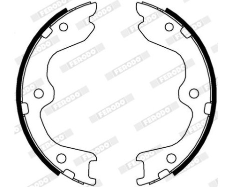 Brake Shoe Kit, parking brake PREMIER FSB4005 Ferodo, Image 3