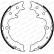 Brake Shoe Kit, parking brake PREMIER FSB4024 Ferodo, Thumbnail 2