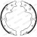 Brake Shoe Kit, parking brake PREMIER FSB4024 Ferodo, Thumbnail 2