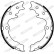 Brake Shoe Kit, parking brake PREMIER FSB4024 Ferodo, Thumbnail 2