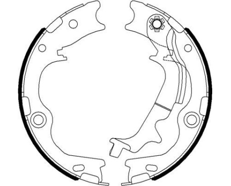 Brake Shoe Kit, parking brake
