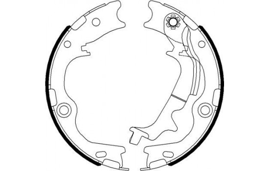 Brake Shoe Kit, parking brake