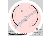 Brake Shoe Kit, parking brake