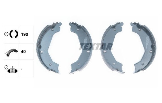 Brake Shoe Kit, parking brake