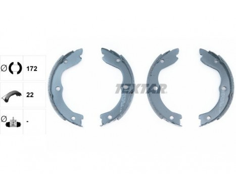 Brake Shoe Kit, parking brake