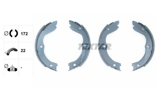 Brake Shoe Kit, parking brake