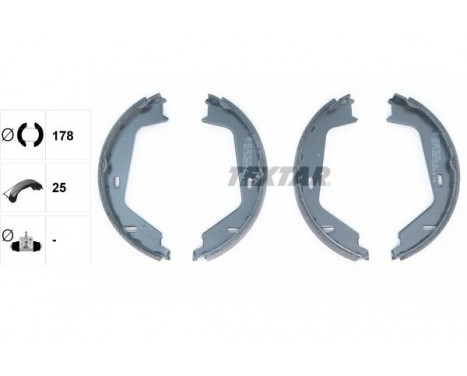 Brake Shoe Kit, parking brake