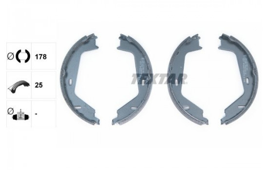 Brake Shoe Kit, parking brake