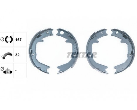 Brake Shoe Kit, parking brake