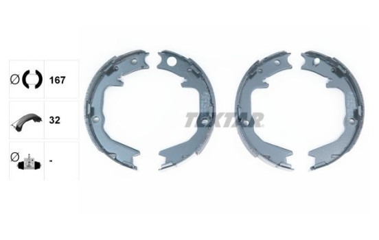 Brake Shoe Kit, parking brake