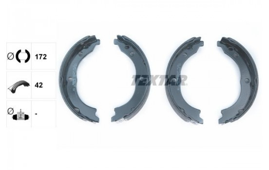 Brake Shoe Kit, parking brake