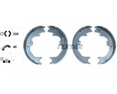 Brake Shoe Kit, parking brake