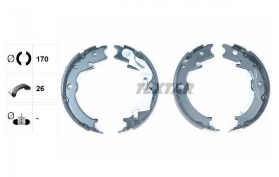 Brake Shoe Kit, parking brake
