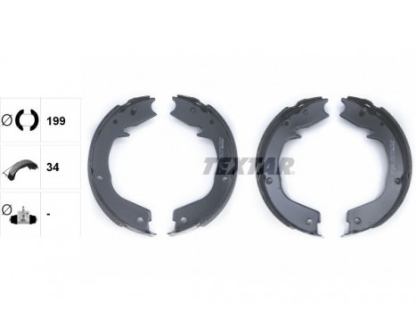 Brake Shoe Kit, parking brake