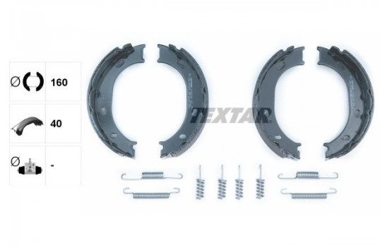 Brake Shoe Kit, parking brake