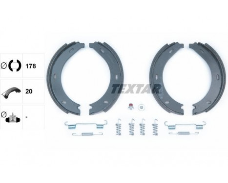 Brake Shoe Kit, parking brake