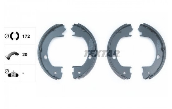 Brake Shoe Kit, parking brake